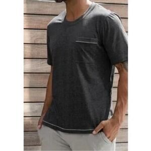 Lahgo Lunya Restore Short Sleeve Pajama T-Shirt - Grey | X-Large | XL